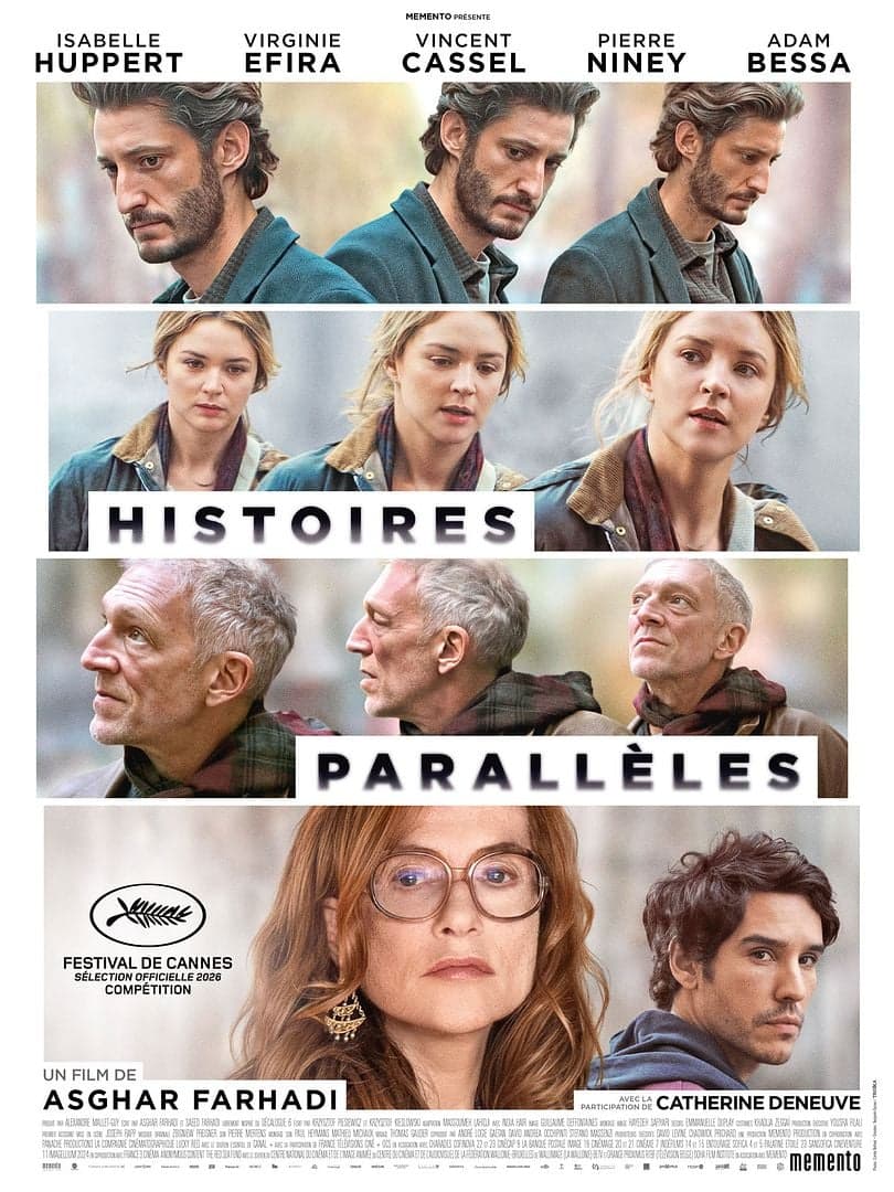 Affiche du film Histoires parrallèles au cinéma le 14 mai 2026