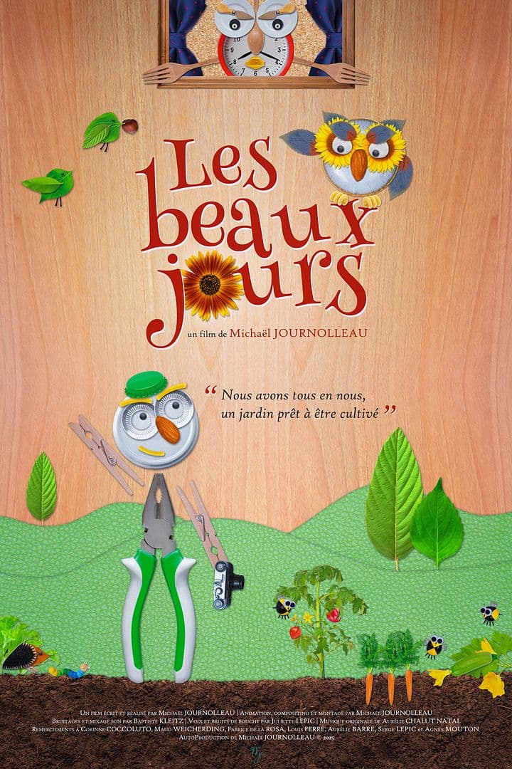 Affiche du film Les Beaux Jours au cinéma le 17 juin 2026