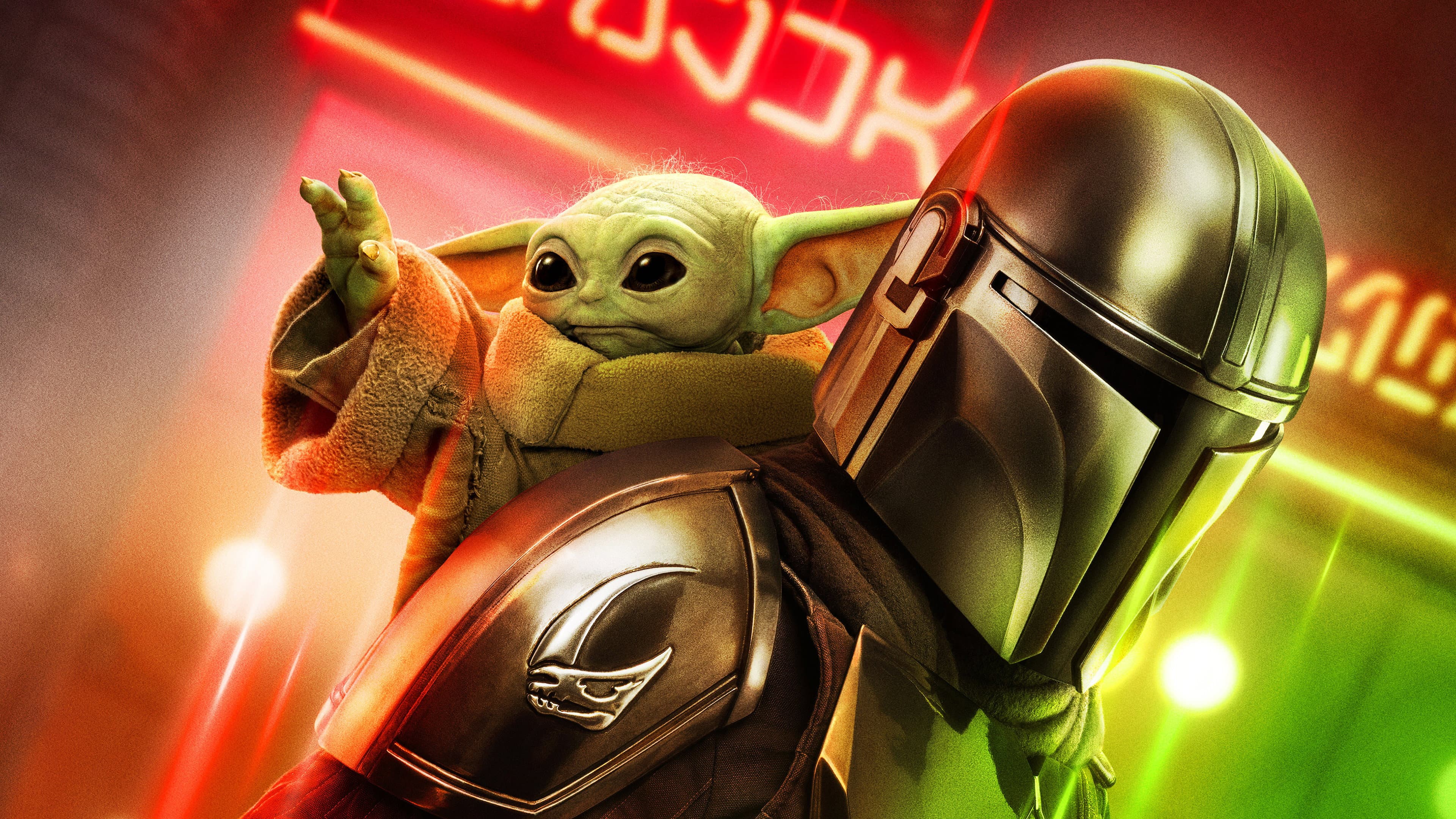 Affiche de présentation de Star Wars: The Mandalorian and Grogu