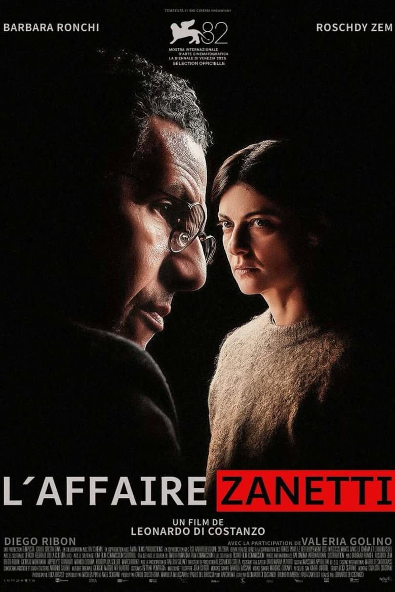 Affiche du film L'Affaire Zanetti au cinéma le 3 juin 2026
