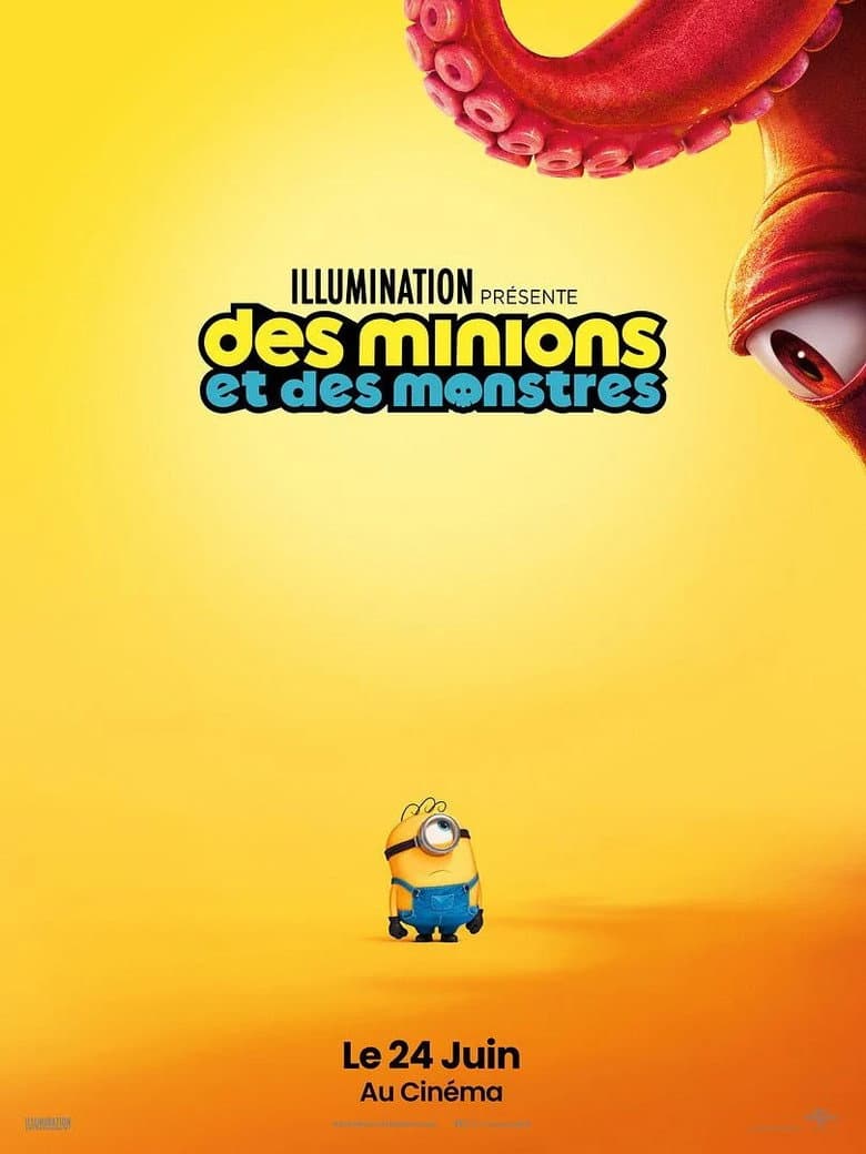 Affiche du film Des Minions et des monstres au cinéma le 24 juin 2026