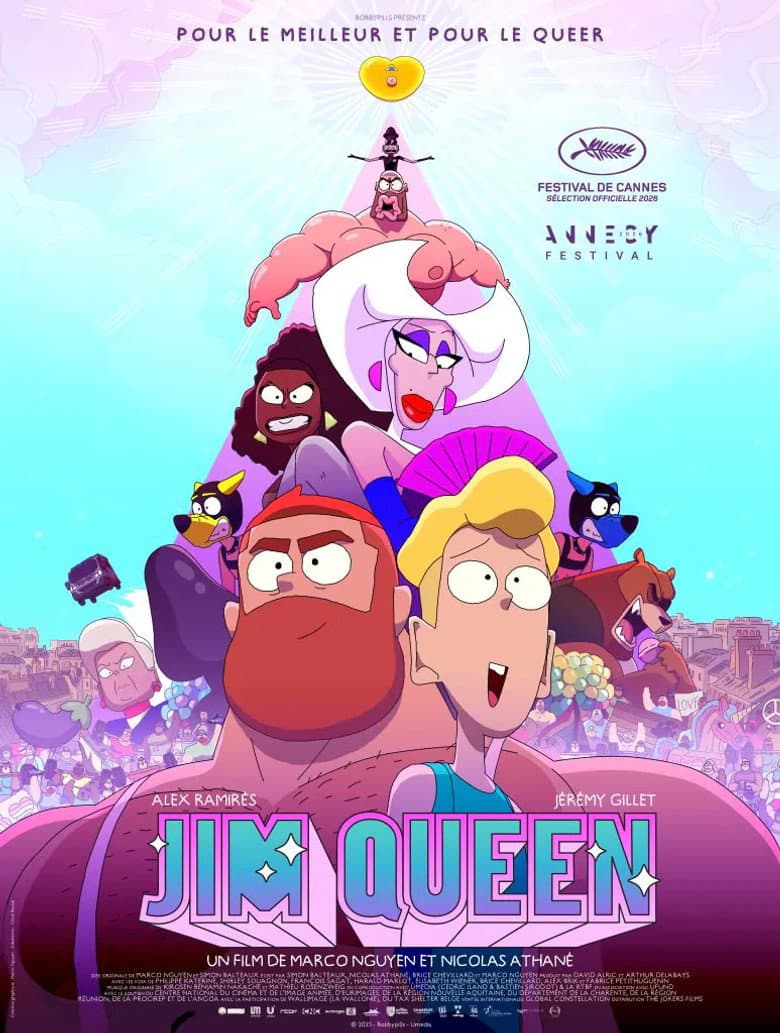 Affiche du film Jim Queen au cinéma le 17 juin 2026
