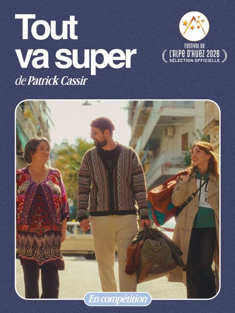 Affiche du film Tout va super au cinéma le 27 mai 2026